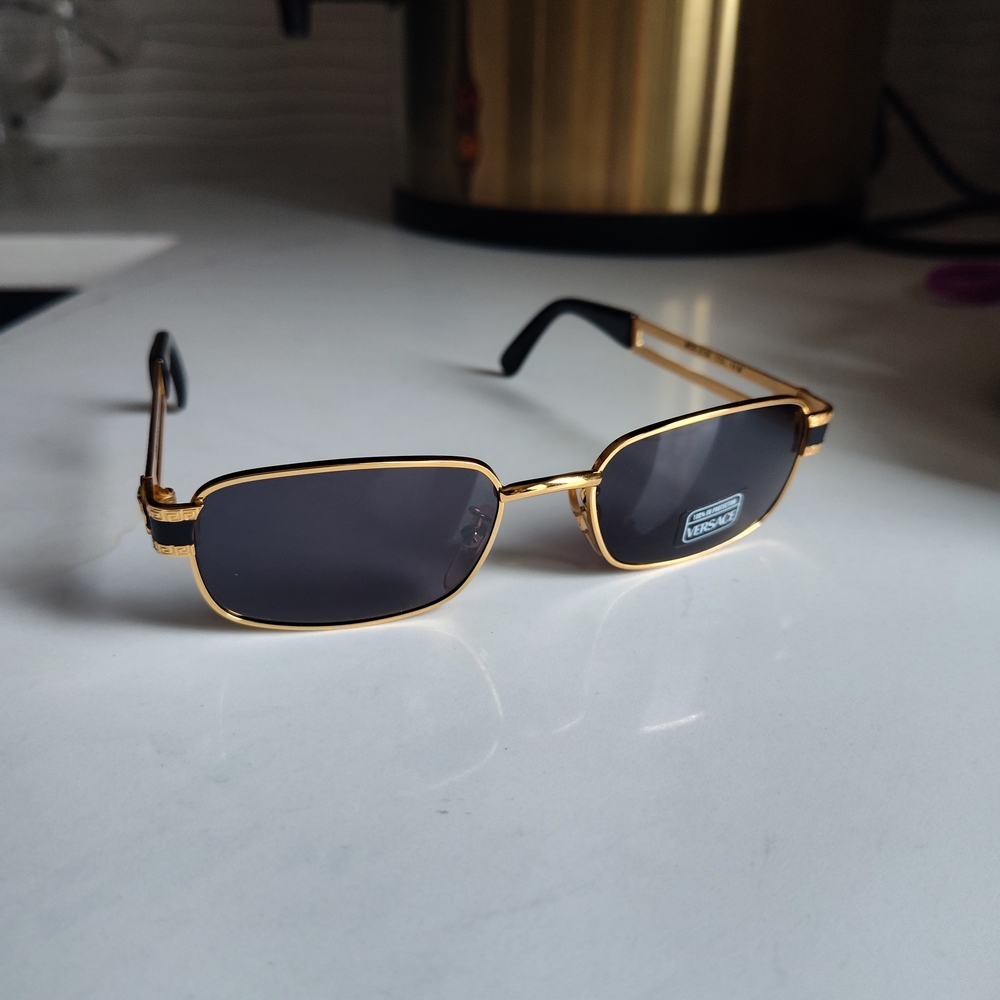 Versace Gold Frame Sunglasses